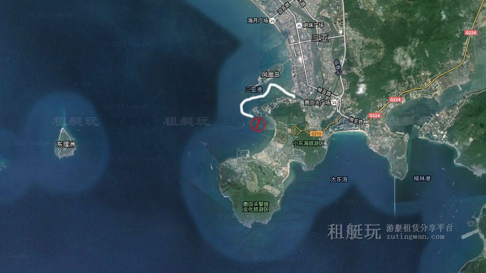 三亞旅游游艇租賃 三亞港-鳳凰島-小青州航線 三亞旅游游艇租賃 三亞港-鳳凰島-小青州航線